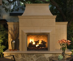 Outdoor Fireplaces - Gas Burning Vented