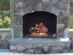 Outdoor Vented Gas Log Set