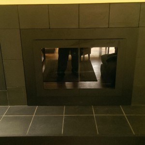 ReFace for Pre-Fabricated Wood Burning Fireplace