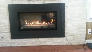 Linear Direct Vent Fireplace