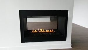 Linear See-Through Fireplace