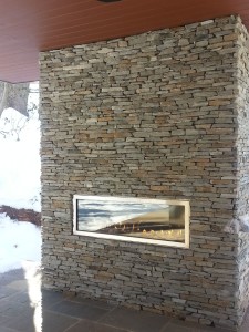 Outdoor DV Fireplace