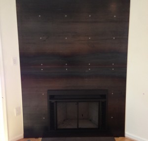 ReFace for Pre-Fabricated Wood Burning Fireplace