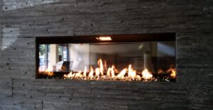 Linear Vent Free Fireplace