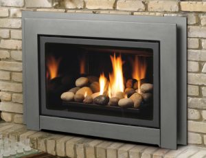 Capella fireplace with elegant design by Bromwells The Fireplace People in Washington, DC. 