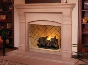 Luxury vent-free gas fireplace by Bromwells The Fireplace People, serving Washington, DC. 