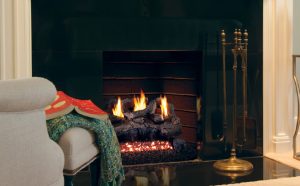 Vent-free gas fireplace solution showcased by Bromwells The Fireplace People for Washington, DC residents. 